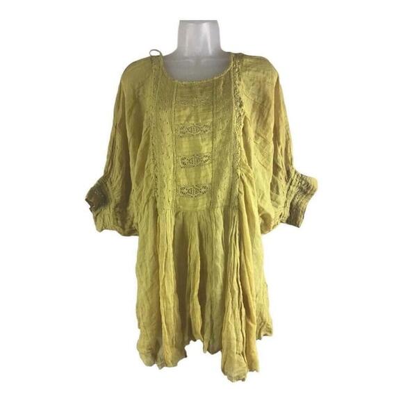 Free People Yellow Blouse - Picture 5 of 14